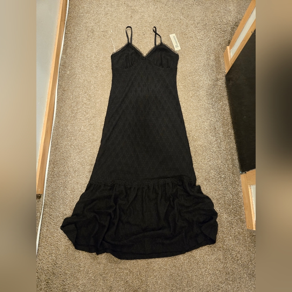 No Boundaries Lace Trim Maxi Dress Size Small
